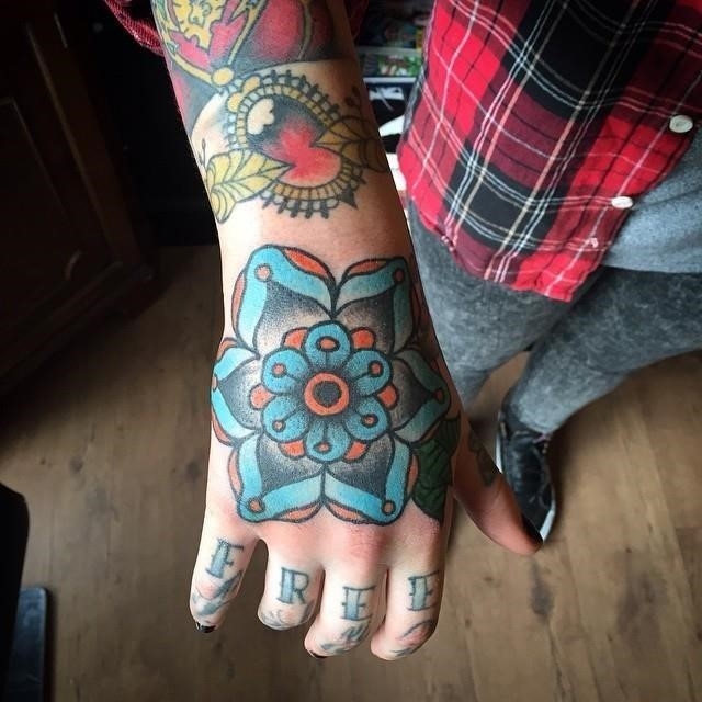 Knuckle tattoo 19