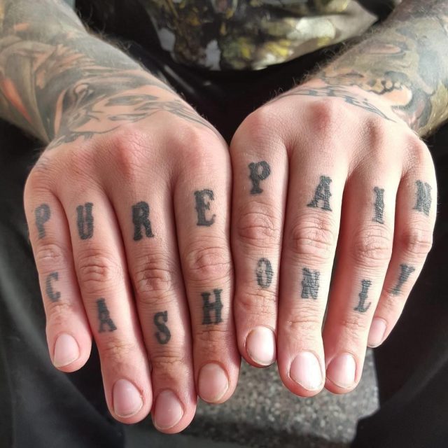 Knuckle tattoo 3