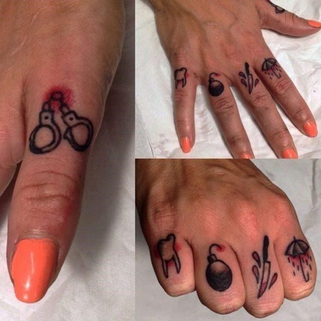 Knuckle tattoos  28 650×650