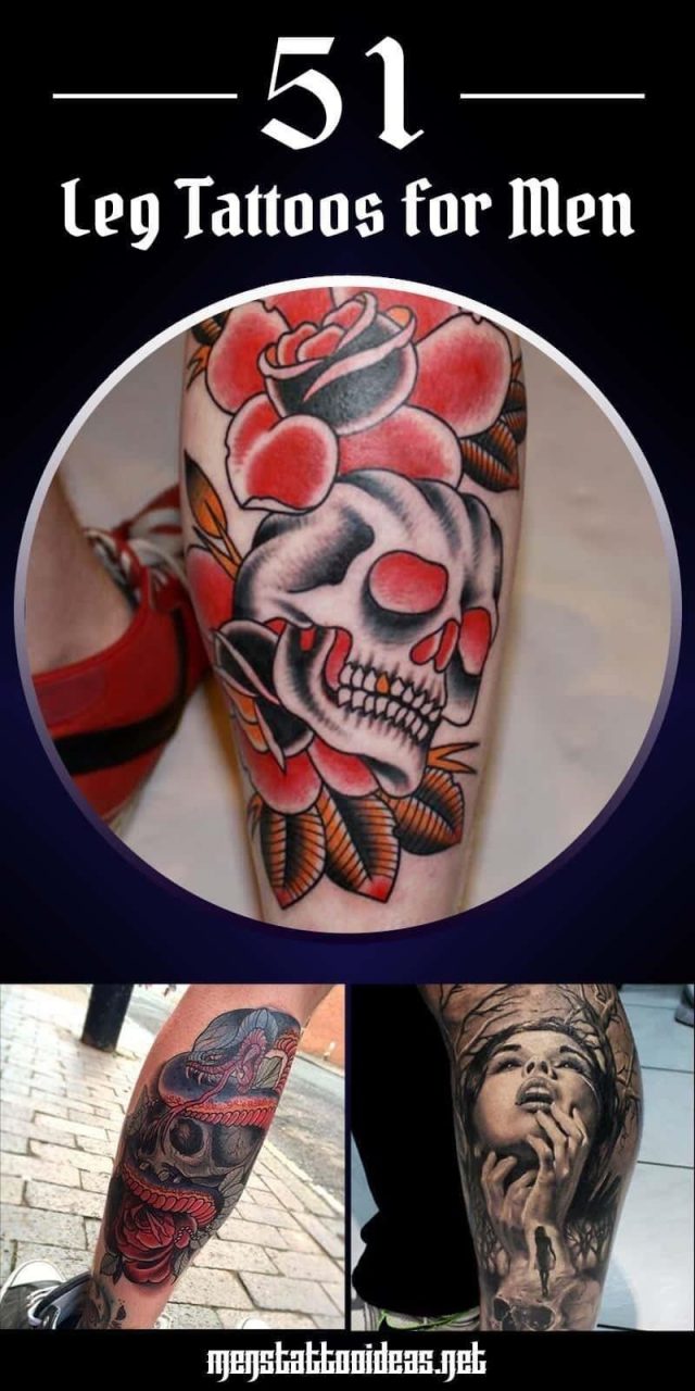 Leg tattoo pinterest share