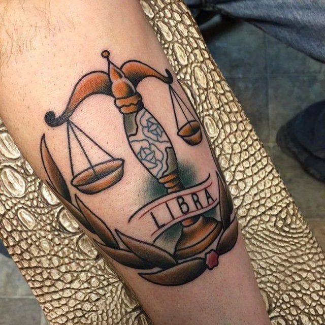 Libra tattoos 20