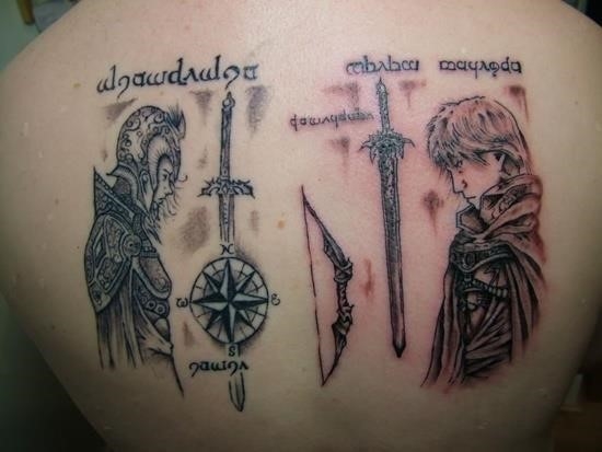 Lord of the rings tattoo 23