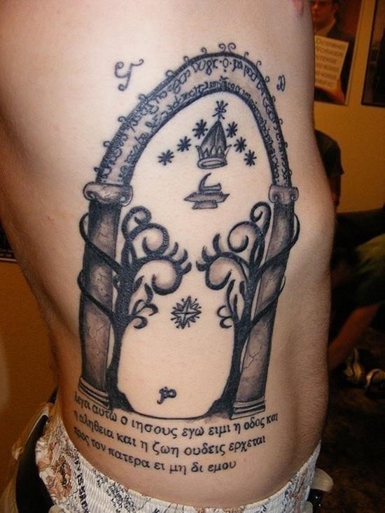 Lord of the rings tattoo 7