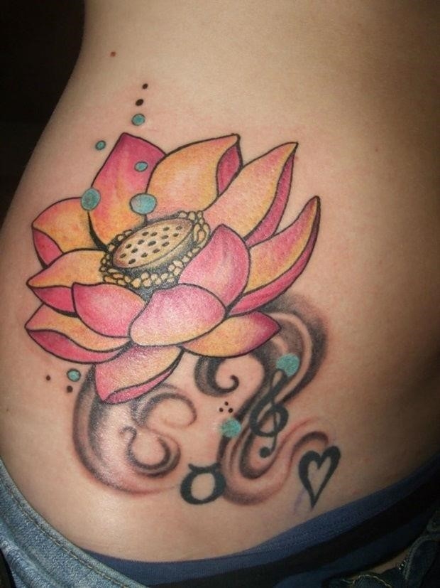 Lotus flower tattoo04