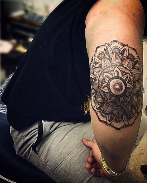 Elbow Mandala….. – Portfolio of A Montreal Tattoo Artist