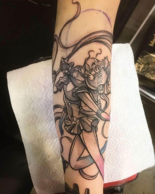 Manga sailor moon tattoo