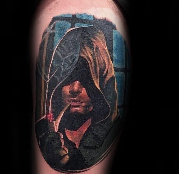 Manly lord of the rings aragorn male tattoo ideas on arm