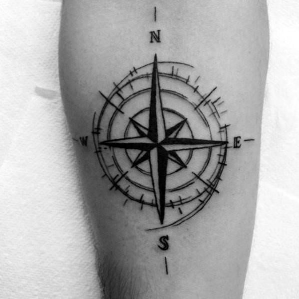 Compass tattoos  meaning and fantastic design ideas for men