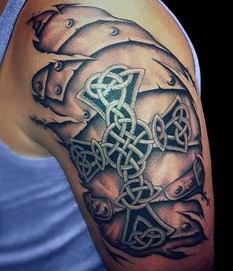 Masculine designs for celtic tattoos