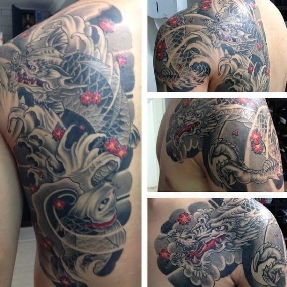 Dragon Temporary Tattoos for Men Dragon Temporary Tattoo - Etsy