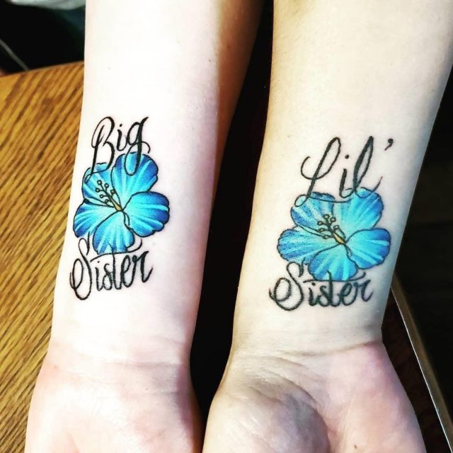 Matching sister tattoos 18