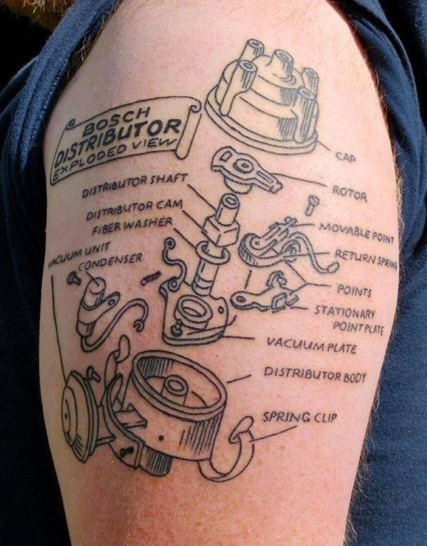 Mechanic tattoo design ideas 20