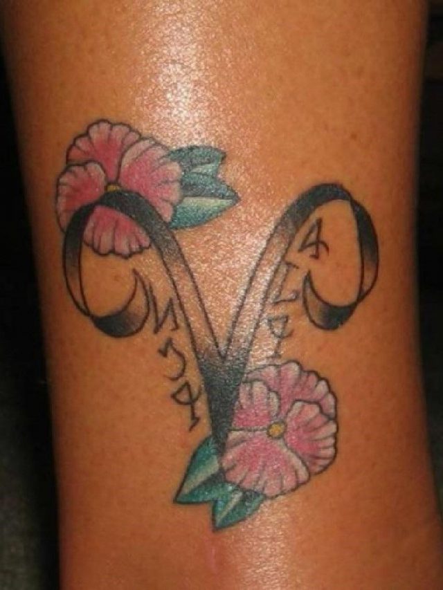 Memorable aries tattoo