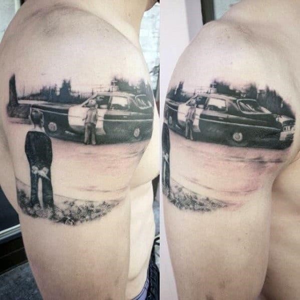 police tattoo