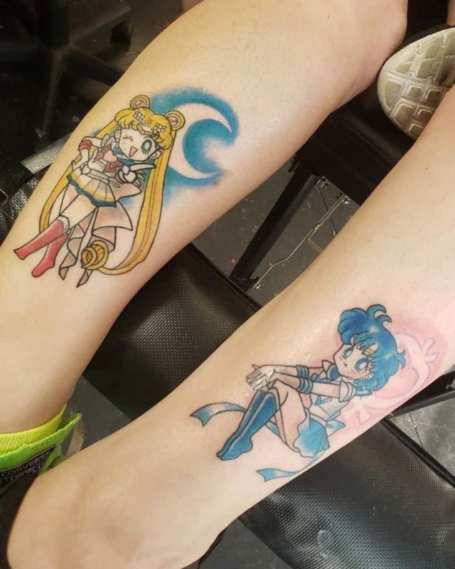 Mercury sailor moon tattoo