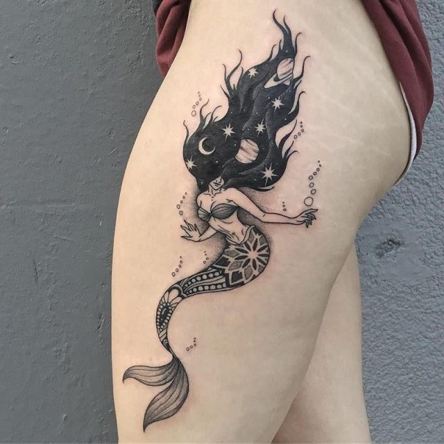 Mermaid tattoo 60