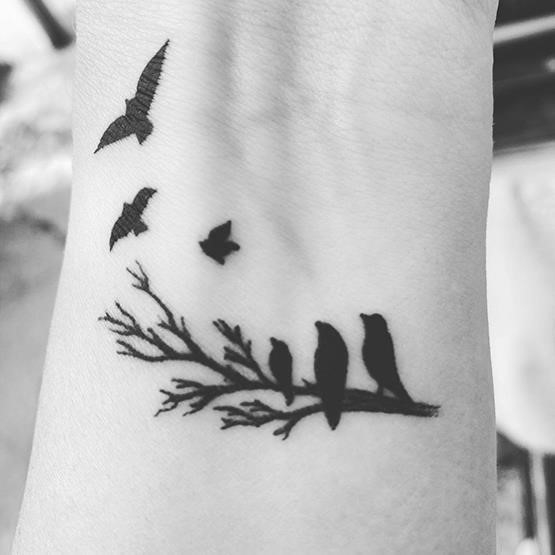 Miscarriage tattoos birds