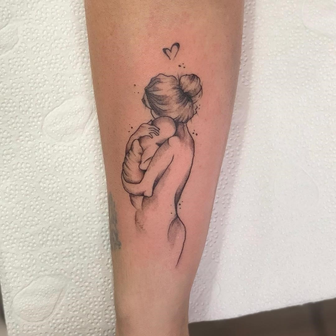 Tattoo uploaded by Chris Harvey • Floral mother and baby piece • Tattoodo