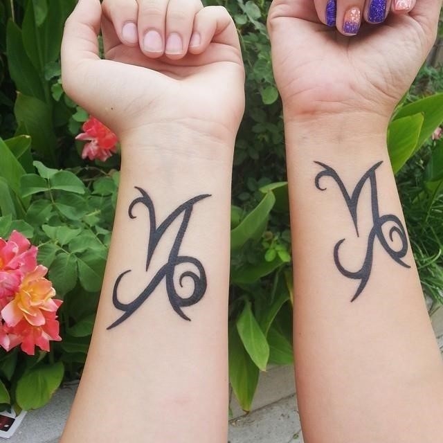 Mother daughter tattoo 23