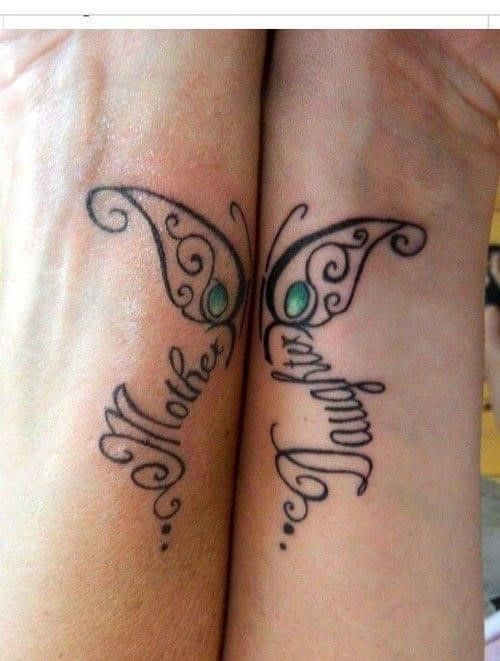 Mother daughter tattoos 16