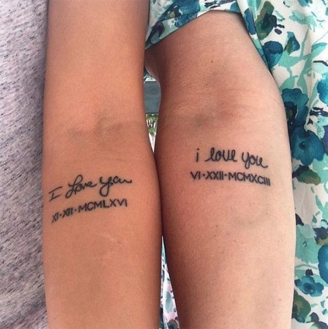 Mother daughter tattoos 231  700