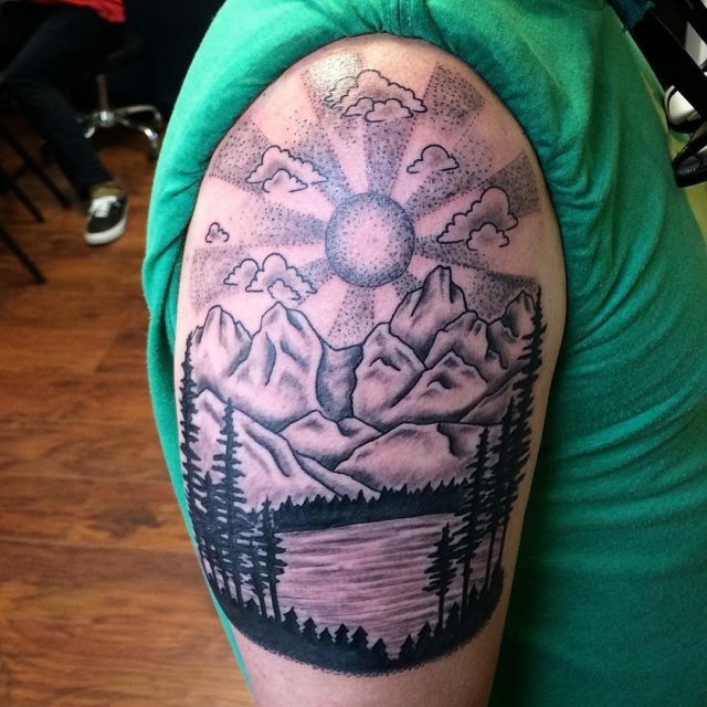 Mountain tattoo 46