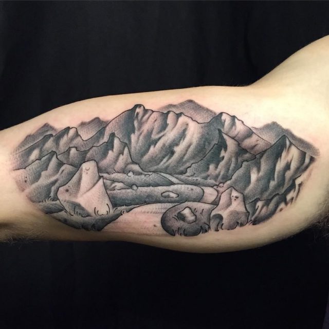 Mountain tattoo 53