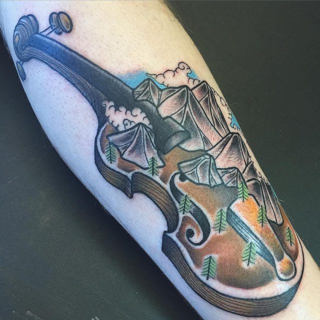 Mountain tattoo 54