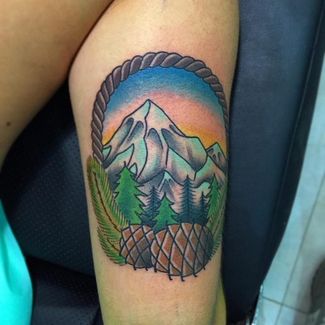 Mountain tattoo 61
