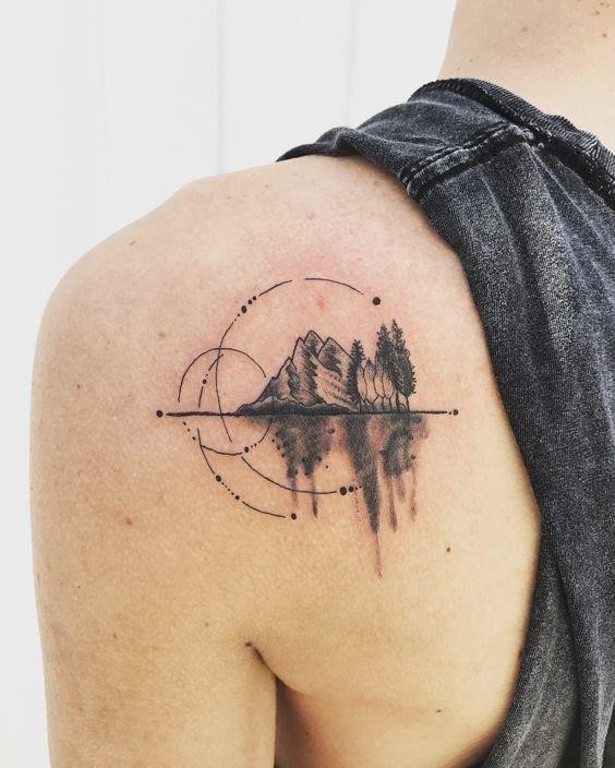 82 Mountain Tattoo Ideas Created with AI | artAistry – artAIstry