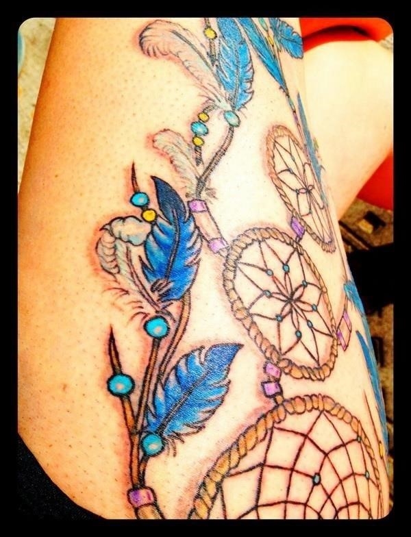 Dream catcher tattoo