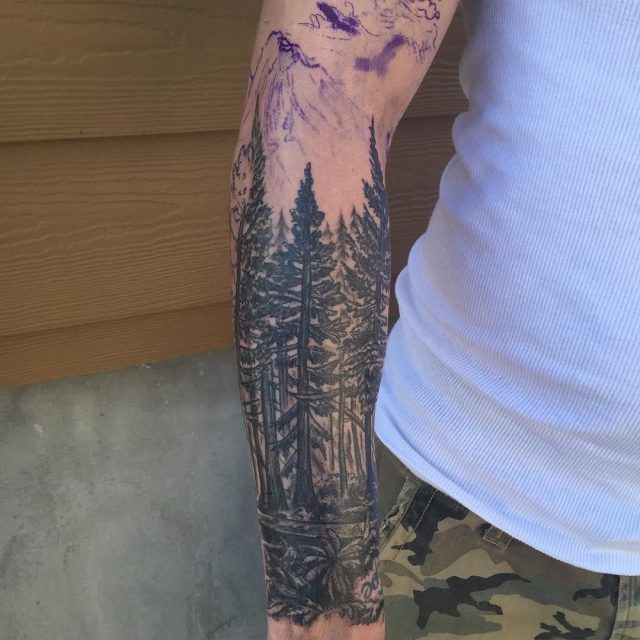 Nature tattoo 3