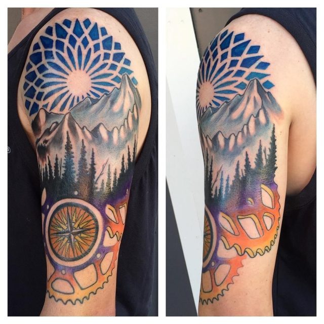 Nature tattoo 35