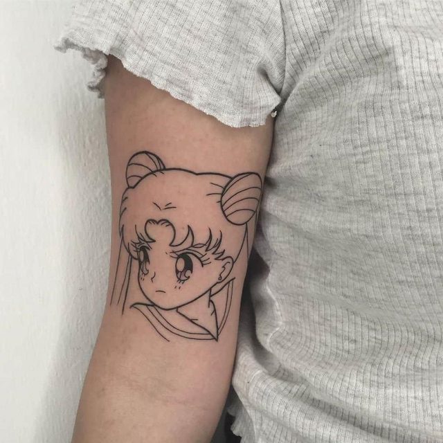 Numi kawaii sailor moon tattoo