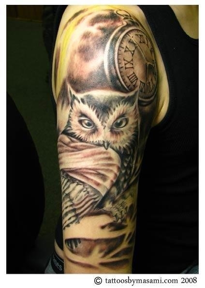 Owl tattoo 2