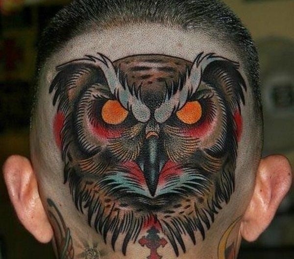 Owl tattoo design 10