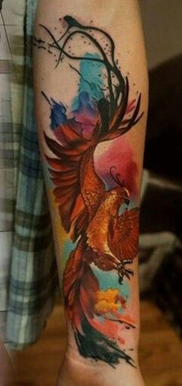 Top 78 arm phoenix tattoo super hot  thtantai2