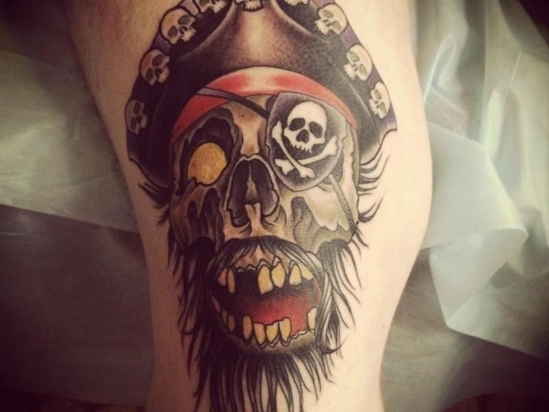 Aggregate 100 about pirate skull tattoo unmissable  indaotaonec