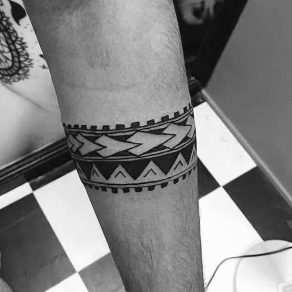 Polynesian armband tribal tattoo ideas for males