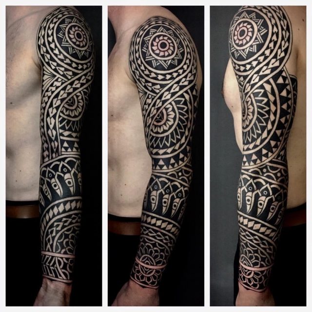 Polynesian style tattoo luke jinks 01