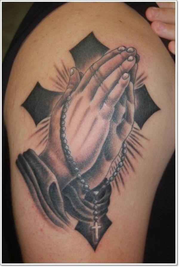 Praying hand tattoos 4