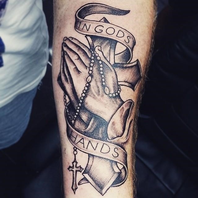 Praying hands tattoo 181