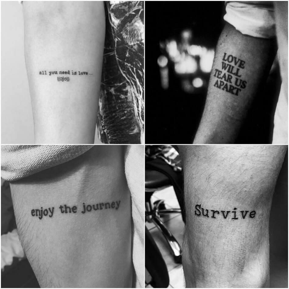 20 Meaningful Quote And Phrase Tattoos