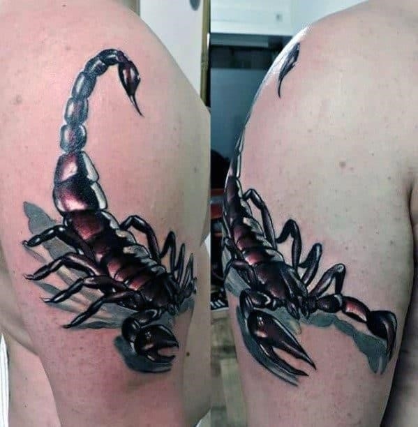 50 scorpion tattoo design ideas for men  Legitng