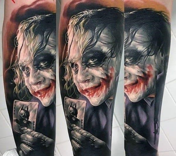 Amazon.com : TASROI 5 Sheets 3D Joker Tattoos Hand Face Halloween Makeup  Kit, Smile Face Ghost Clown Damaged Joker Temporary Tattoo For Men Women  Adults, Scary Prisoner Fake Tattoo Stickers Halloween :