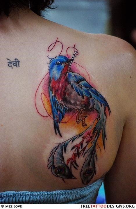 Robin bird tattoo