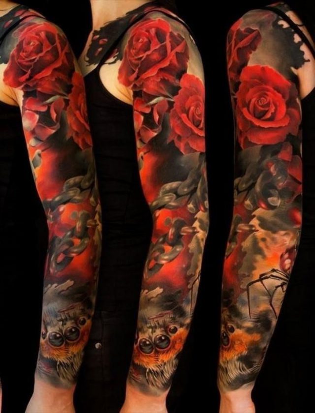 Roses tattoo 8 650×853