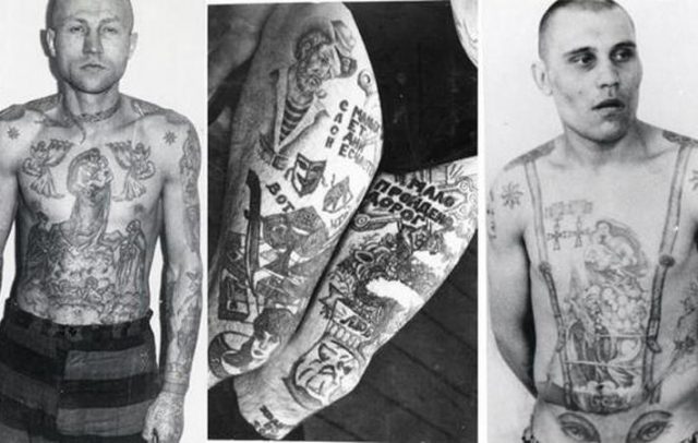 Russian prison ring finger tattoos symbols of rank part1