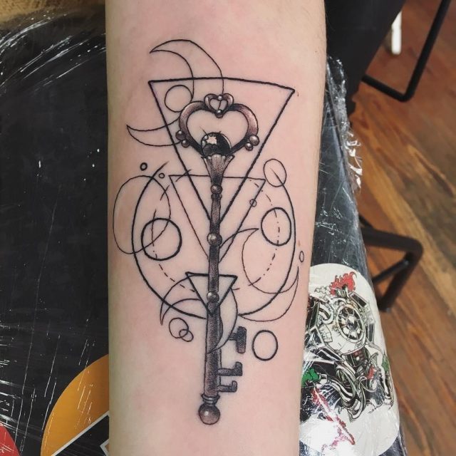 Sailor pluto geo tattoo