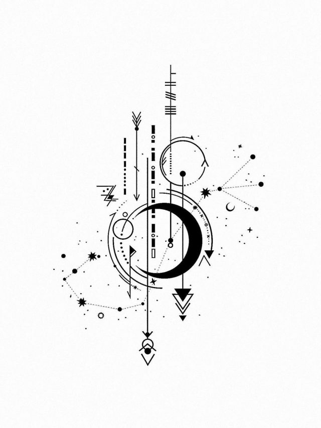 Scorpio zodiac horoscope constellation sign symbol tattoo 50